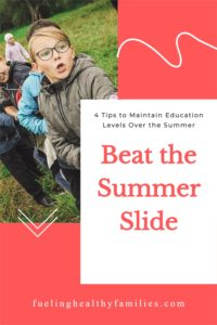 How to Beat the Summer Slide pin
